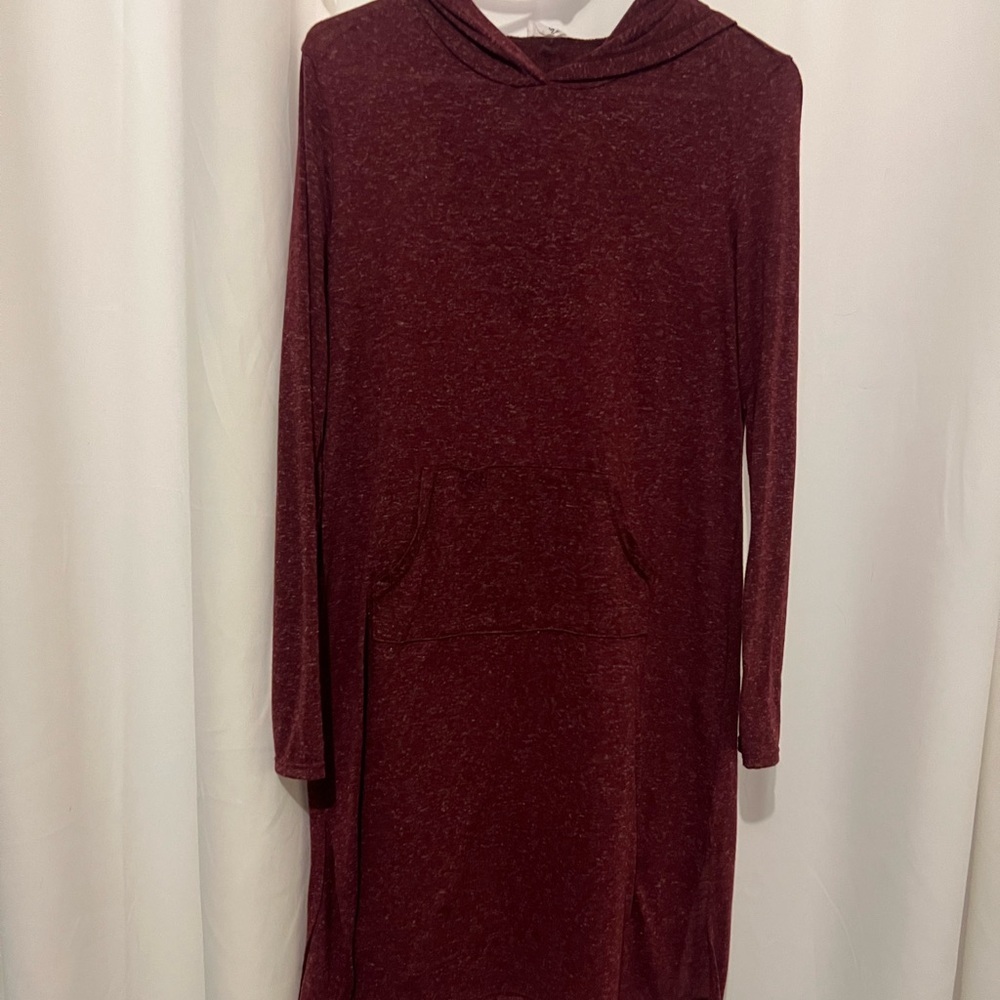 Casual Hoodie Long Sleeve T-Shirt Dress